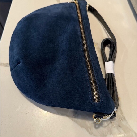 Clare V Navy Suede Grand Fanny - Picture 3 of 6